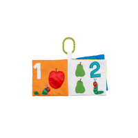 The Very Hungry Caterpillar Play and Go Squares plush booklet with ring